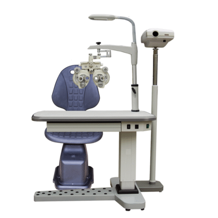 Ophthalmic Unit Electric Elevating Table Optometry Equipment Table Ophthalmic Chair Unit