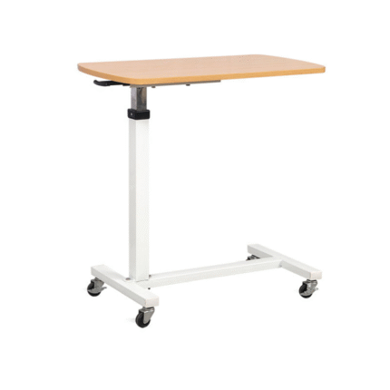 Movable Overbed Table Multifunctional Hospital Patient Bedside Trolley Mobile Over Bed Table for Patient