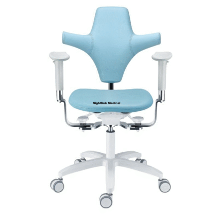 Ergonomic Dental Chair with Adjustable Backrest for Hospitals Dental Stool Dentist Chair with Armrest