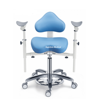 Dental Chair Saddle Seat Chair Saddle Chair Stool Accessories Swivel Elevating Stool