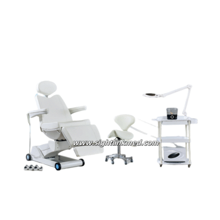 Facial Head Beige Remote Lift Physical Therapy Electric Massage Table for Spa