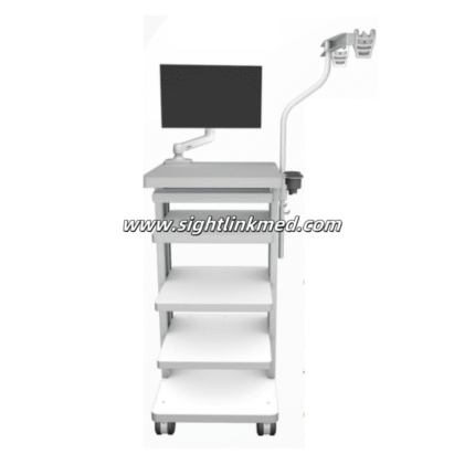 Mobile Hospital Surgical Cart Equipment Cart Screen Arm Bracket Arthroscopy Laparoscopy Trolley Endoscopic Cart