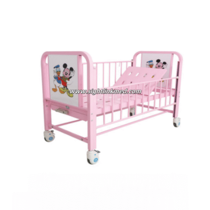 Steel Pediatric Patient Medical Nursing Baby Kid Children Hospital Newborn Bed for Kids