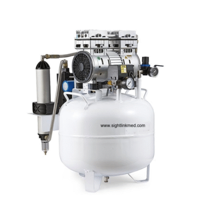 840W Dental Equipments Dental Compressor Dental Quiet Oil Free Air Compressor