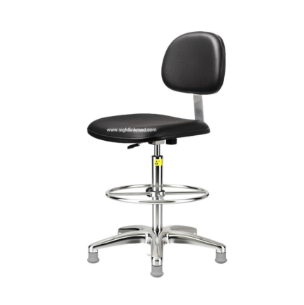 Ergonomic Swivel Office Chair Doctor Chair Nurse Stool with Backrest