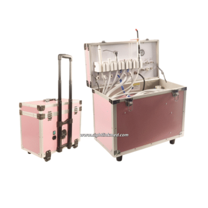 Medical Dental Portable Turbine Treatment Unit With 550W High Power Built in Air Compressor for Dentist
