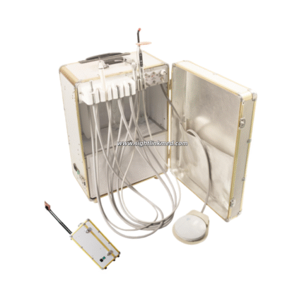 High Quality LED Curing Light Dental Clinic Oral Portable Dental Unit Suitcase with Air Compressor for Dentist