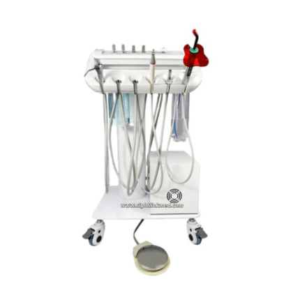 Dental Equipment Mobile Cart Delivery Unit System for Lab or Clinic Medical Portable Delivery Chair Cart Unit