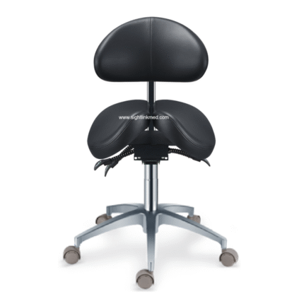 Adjustable Beauty Salon Saddle Seat Chair Swivel Saddle Chair Swivel Lift for Lashing