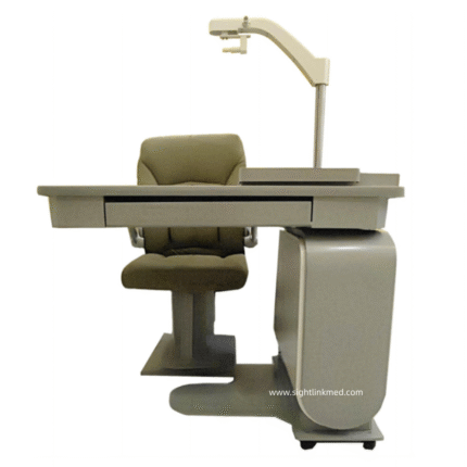 Electric Eye Exam Refraction Optics Medical Optical Table and Chair Set Optometry Combined Table