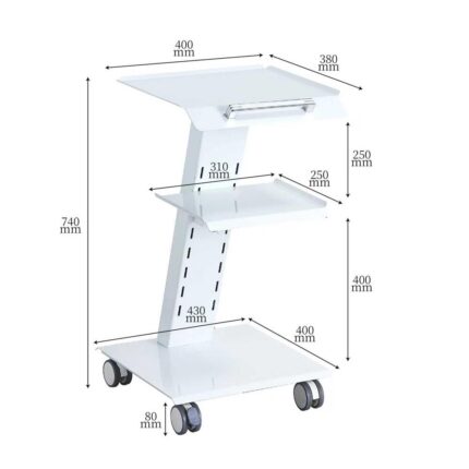 Dental Trollley Dental Instrument Cart Whosale Mobile Dental Cabinets Factory Price Whosale Medical Cart