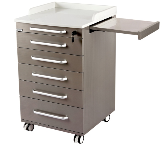 Medical Stainless Steel Trolley Dental Cabinet Hospital Mobile Side ...