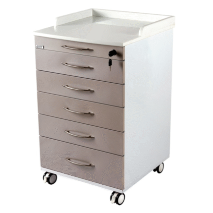 Stainless Steel Cabinet Nano Microcrystalline Stone Tabletop Dental Side Cabinet