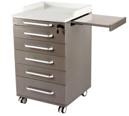 Medical Stainless Steel Trolley Dental Cabinet Hospital Mobile Side Cabinet S.S Cabinet