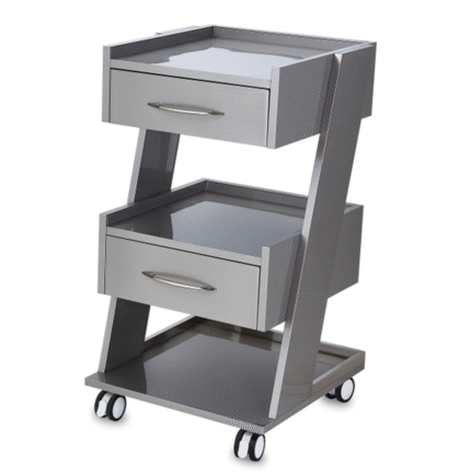 Dental Side Cabinet Dental Clinic Furniture Dentist Trolley Deluxe Hospital Trolley