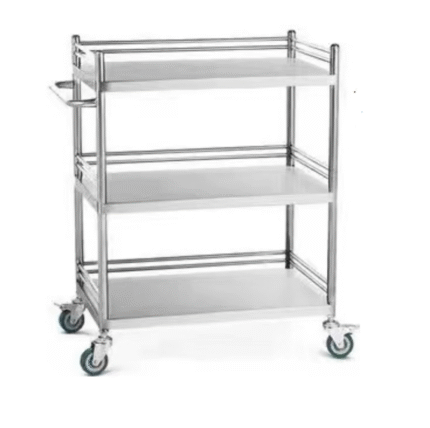 Hospital Manufacturer for Stainless Steel Cart Medical Trolley Dental Side Cart Dental Trolley
