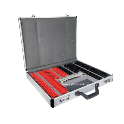 TLS-232 10pieces Progressive Optical Trial Lens Set Professional Eye Test Optometry Box Ophthalmic Instrument Optical Trial Lens Set