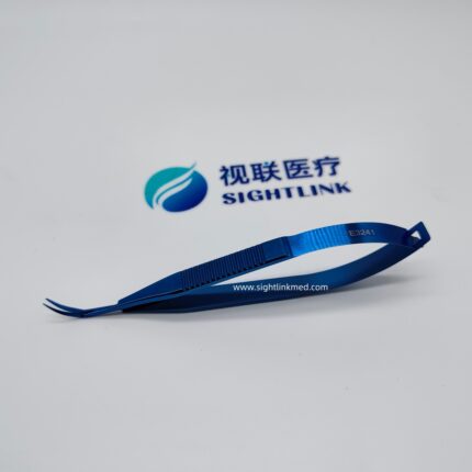 Premium 10.5cm Curved Left Scissors Surgical Instruments Katzin Corneal Transplant Scissors