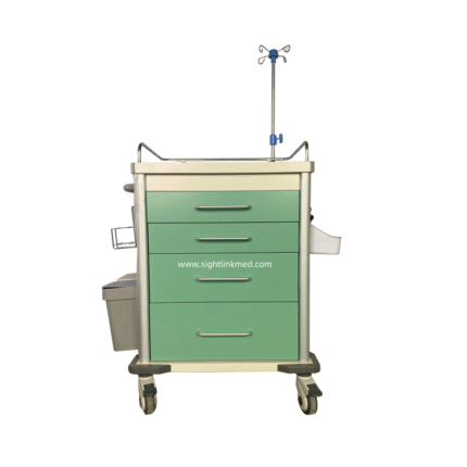 Medical Equipment Manufacturer Emergency Cart with Drawers for Hospital