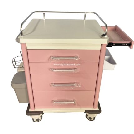 Modern Aluminum Anesthesia Medical Furniture Medicine Cart Medical Trolley for Hospital