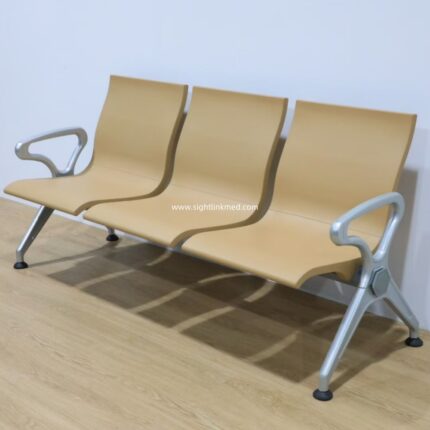 High Quality Modern Customizable Aluminum Alloy Electric PU Hospital Waiting Chairs for School Clinic Dental Hospital
