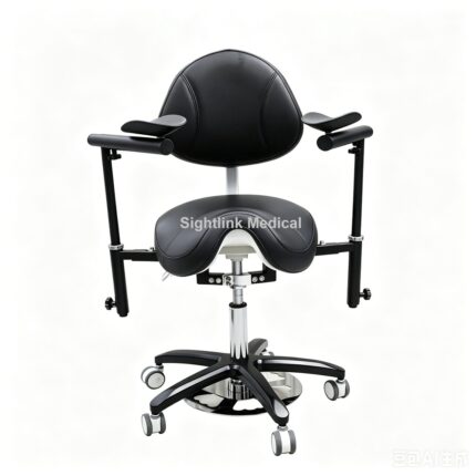 Dental Non Split Saddle Seat Chair Adjustable Armrest Dentist Chairs Customized Service Whosale