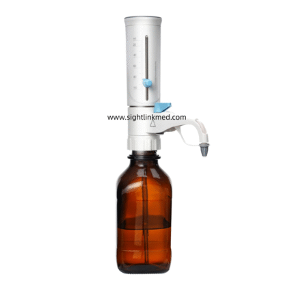 DispensMate-Pro Premium Bottle-Top Dispenser 0.5-100ml Adjustable Range Plastic for Scientific Research Labs Chemical Applications