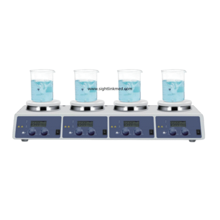 MS-H340-S4 LCD 4-Channel Digital Magnetic Hotplate Stirrer