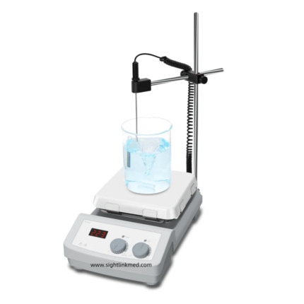 MS7-H550-S LED Magnetic Hotplate Stirrer With 7 Inch Ceramic Plate