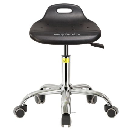 ESD Laboratory Chair PU Foam Lift Rotate Industrial Antistatic Stool for Workshop