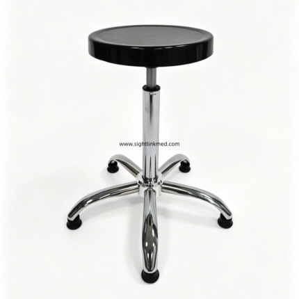 Medical Modern Stainless Steel Ergonomic Adjustable Dental Saddle Stool Hospital Chair Swivial Chair