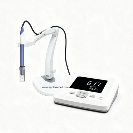 Lab Benchtop Digital pH Meter 0.01pH Accuracy Customizable Plastic EC/Salinity Tester ORP/Temperature BENCHTOP-Classical series（Single parameter）