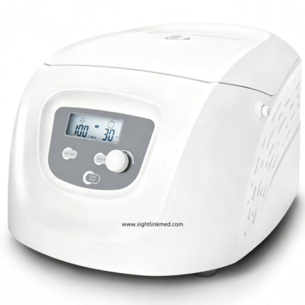 DM1224 Compact Micro Economical Hematocrit Centrifuge with Modern Touch-Wheel Interface Ideal for High-Speed Lab Applications