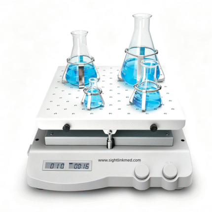 Large Load Capacity 10-70rpm Digital LCD Rocking Shaker with DC Motor and Timer Function for Laboratory 10kg Capacity
