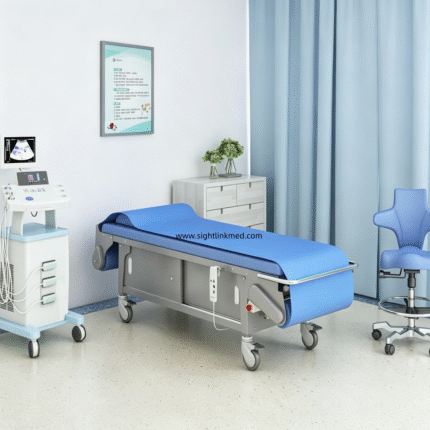 Medical Electric Examination Bed Ultrasound Scanning Table Hospital Use High Density Sponge Auto-changing Sheet