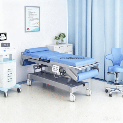 Multifunctional Automatic Paper Changing Diagnosis Ultrasound Examination Bed Hospital Gynecological Exams Bed