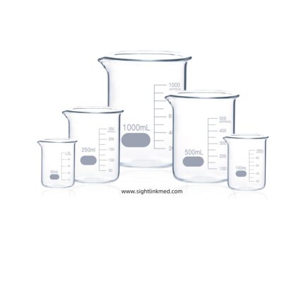 Chemistry Laboratory Glassware Science Experiment Lab Equipment Graduated Clear Borosilicate Glass Measuring Beaker