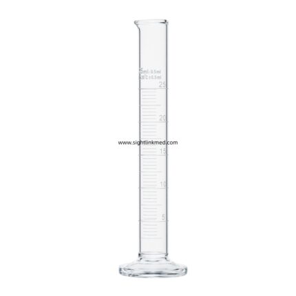 Good Quality Glass Graduated Cylinder with spout and graduation from 10ml to 1000ml for Laboratory use