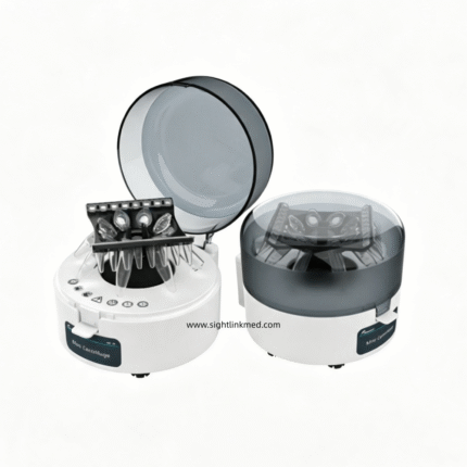 Small Sized Speed-Adjustable Digital Display Laboratory Mini Centrifuge for PRP Fat and Serum Separator for Desktop Use