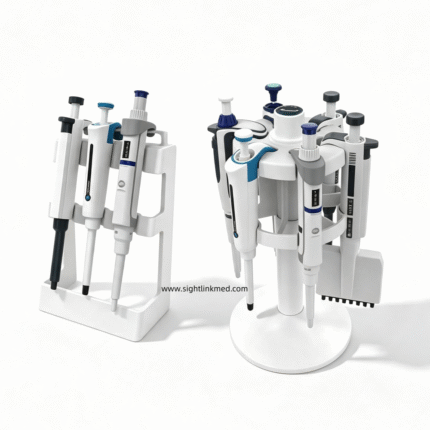 Laboratory Circular Rotating Pipette Rack Pipette Gun Bracket Pipette Stand