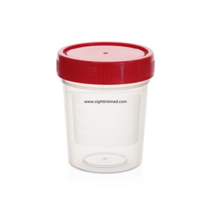 Medical Grade Plastic Specimen Container Urine Stool Collection Cup Sterile Disposable Laboratory Sample Testing Supplies