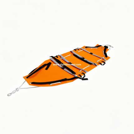 Hospital Mountain Medical Emergency Multifunctional Soft Roll Rescue Stretcher With Safety Belt