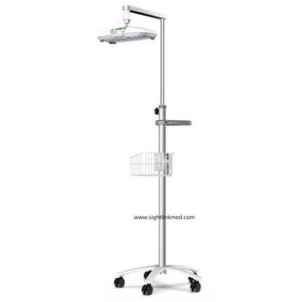 Neonatal LED Phototherapy Lamp with 3.5" LCD Touch Screen, Adjustable Irradiance & Rotatable Lamp Head