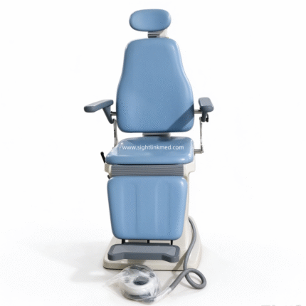 Electric Rotatable Dental Chair 180° Rotation Seat Linkage Backrest & Leg Pads 250kg Load Capacity Dental Examination Chair